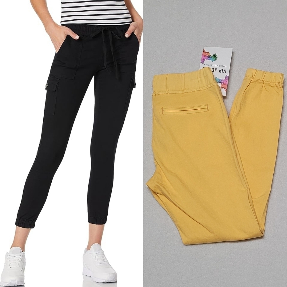 V.I.P. Jeans Women's Trouser Dress Pants Juniors Work Comfy Ladies Slacks Twill